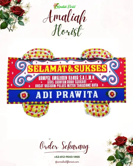 Papan Bunga Ucapan Selamat Kolelet
